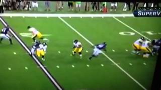 Ben Roethlisberger is hit like a truck by Courtney Upshaw [upl. by Landbert588]