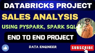 Databricks sales analysis Project  Databricks project [upl. by Dlaregztif]