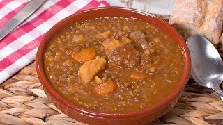 Cómo Hacer Lentejas con Chorizo en Olla Rápida  Recetas Fáciles de Cocina Española Tradicional [upl. by Enelehcim]