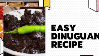 Pork Dinuguan  Simple Recipe [upl. by Iinden]