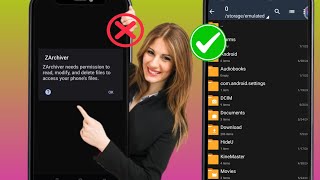 The Files app version does not support grant access to folders  OBB folder not showing  ZArchiver [upl. by Lough712]