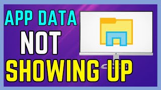 Fix AppData Not Showing Up In File Explorer Where Is AppData Folder In Windows 1110 PC [upl. by Edvard]