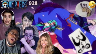 KYOSHIRO KILLS KOMURASAKI 😱 AND KID ESCAPES  ONE PIECE EPISODE 928 REACTION COMPILATION [upl. by Alic]