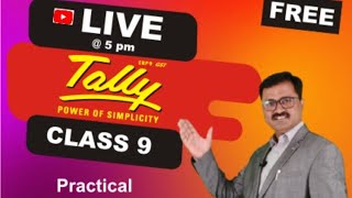 Tally Live Class  9  Inventory Creation  IIMS Institutes [upl. by Maryn]