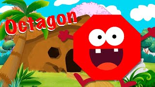 Octagon  Shape Song for Kids  Learn Shapes [upl. by Berey802]