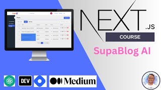 Fullstack NextJS Course  SupaBlog AI  AutoPost To Hashnode Medium amp Devto  Course Presale [upl. by Silisav]