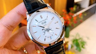 Review Patek Philippe Complications 5396G011 Vàng Trắng 18K [upl. by Onairotciv254]