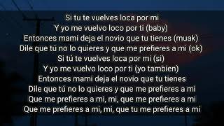 Me prefieres a mi  Arcangel Letra [upl. by Addie]