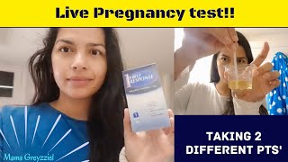 PAANO gamitin ang pregnancy test How to take pregnancy test  RAW video [upl. by Nnaaras]