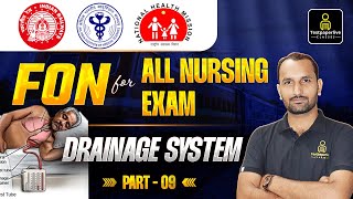 Fundamental of Nursing FON Drainage System  RRBNORCETCHOGujarat Staff Nurse 9 [upl. by Aletse911]