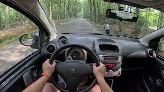 Peugeot 107 10 Active 2012  POV drive 4k video  Binaural audio [upl. by Atelokin751]