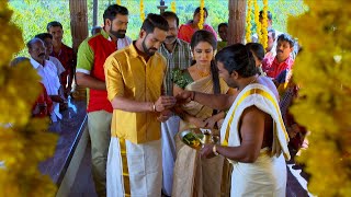 Manjil Virinja Poovu  Ep 29  Entry of Arun to the engagement stage of Anjana  Mazhavil Manorama [upl. by Dulla589]