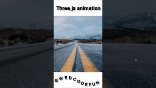 Landing page website animation using threejs frontenddeveloper learning tutorials landingpage [upl. by Ahsiym]