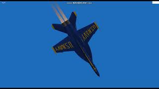 YSFlight USN Blue Angels Solos Practice [upl. by Onairot805]