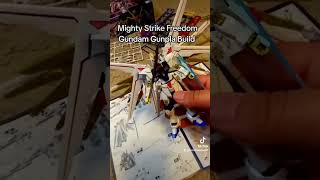 Mighty Strike Freedom Gundam Gunpla Construction progressivemetal gundamseed [upl. by Hedvig]