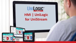 PLC Training HMI  UniLogic for UniStream by Unitronics [upl. by Nerb]