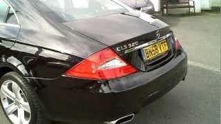 200858 MERCEDES CLS320 CDI COUPE DIESEL 30 V6 AUTO BLACK [upl. by Yeslehc]