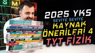 2025 TYT Fizik Kaynak Önerileri  Seviye Seviye  Sponsorsuz  Kaynak Kombini 4 [upl. by Celtic]