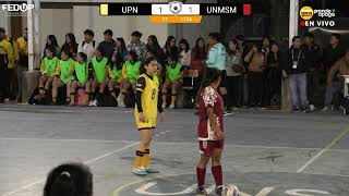 FEDUP 2024 PENALES DE INFARTO Universidad San Marcos 🆚 UPN Trujillo Futsal damas 4tos de final [upl. by Aelber]