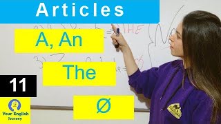 Articles in English  A An  The and Ø أدوات التعريف [upl. by Enyaw]