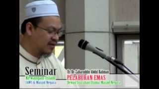 Seminar Kewangan Islam Pelaburan Emas  Us Zaharuddin Abd Rahman UZAR [upl. by Roumell]