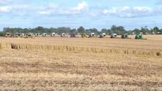 175 Combines Working In 1 Field World Record [upl. by Creighton]