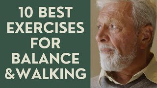 Seniors 10 best exercises to Improve Balance and Walking [upl. by Izy]