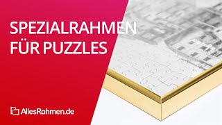 SpezialBilderrahmen für Puzzles  allesrahmende [upl. by Heilner]