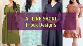 Aline frock designs 2022❤️ new fashion frocks designs collection [upl. by Anilrats699]