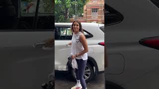 Chandigarh Kare Aashiqui producer Pragya Kapoor spotted post her workout session today pragyakapoor [upl. by Tsyhtema678]