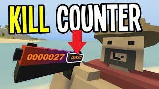 Unturned Update KILLS STAT COUNTER SKIN Update 32330 [upl. by Parhe16]