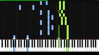 Schwanengesang D 957 No 4 Ständchen  Franz Schubert  Piano Tutorial  Synthesia  How to play [upl. by Llerraj]