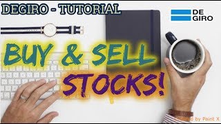 DEGIRO  Trading Tutorial [upl. by Onavlis593]