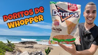 Doritos de WHOPPER Quesos y Más  La DEGUSTACIÓN CUBETERA [upl. by Nomead]