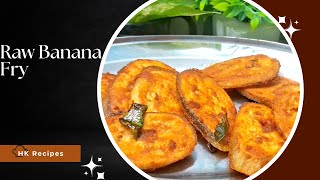 Vazhakkai Varuval  Vazhakkai Poriyal  Valakkai Fry  Saiva mean fry hkrecipes [upl. by Adnarem648]