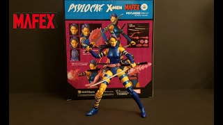 Mafex Psylocke ReIssue 141 Unboxing Review [upl. by Norok]