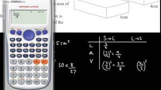 GCSE Maths  Scale Factor Enlargements of Soilds Similar Shapes Higher A Star OCR AQA [upl. by Anialed]