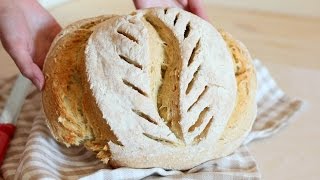 PANE CASERECCIO  ricetta veloce per farlo in casa  homemade bread [upl. by Cresa]