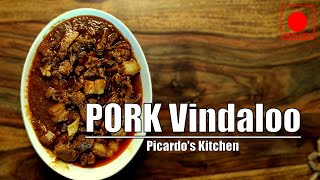 Pork Vindaloo │Goan Style Pork Vindaloo │Pork Curry Recipe [upl. by Noelopan]