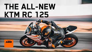 AllNew 2022 KTM RC 125 Is Finally Here  Racetrack DNA for the Street  KTM India [upl. by Oiragelo]