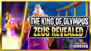 ZEUS King of Olympus Confirmed amp Revealed  The New Raid Character Reward  Disney Sorcerers Arena [upl. by Had826]