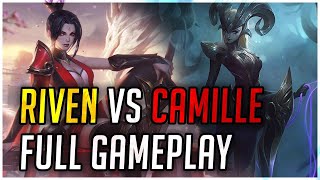 Riven VS Camille Ranked Solo Q MASTER PARCHE 1414 kadrionlol [upl. by Nilved282]