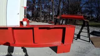 Homemade Skid Steer Log Splitter Build part 2 [upl. by Ardelia87]