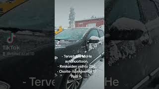 Tervetuloa MoHe autohuoltoon Renkaiden vaihto 25€ Osoite Isonkiventie 17 Halli A04250 kerava [upl. by Saloma68]