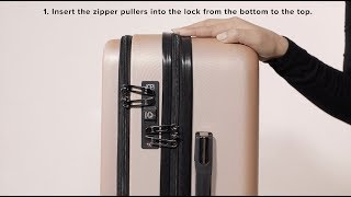 CALPAK Double TSA Key Lock Instructions [upl. by Goer506]