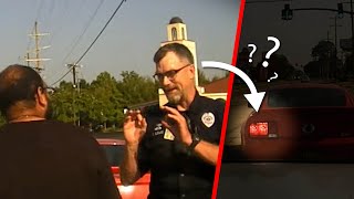 DASHCAM Police Caught Redhanded Making Bogus Traffic Stop [upl. by Orbadiah]