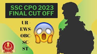 SSC CPO 2023 EXPECTED FINAL CUT OFF  ssc ssccpo ssccpo2023 ssccpo2024 ssccgl sscchsl cisf [upl. by Sheffy908]