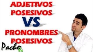 Adjetivos Posesivos VS Pronombres Posesivos  ¿Cómo identificarlos  Clases inglés [upl. by Zippora]