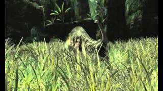 Turok 2008  Parasaurolophus eating grass [upl. by Dehsar952]