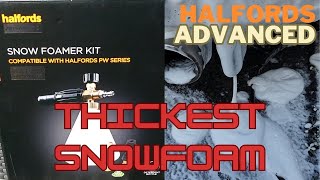 The AMAZING Halfords Snow Foamer Kit Unboxing amp Review [upl. by Onitnelav112]